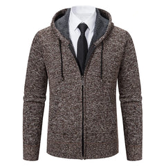 Sweater Jacket  Cold Coat Fleece Zipper Cardigan