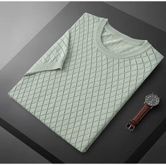 Men Knitwear 100% Cotton Sweater Pullover O-Neck