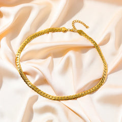 Waterproof Stainless Steel Metal Chain Necklace Bracelet