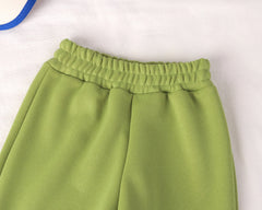 Polo Sweatshirt+Pants Sport Suits for Kids Boys Girls