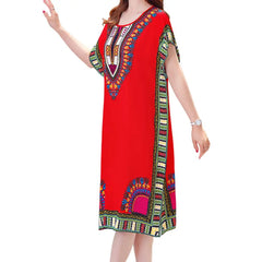 Pretty Summer Mid-calf Length  Dress