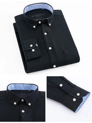 Stylish Cotton Blend Solid Shirt