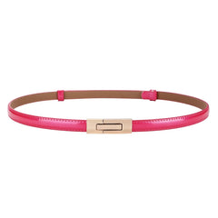 Ceinture en cuir verni