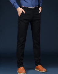 Plaid Trousers Slim Pants Gray Stripe