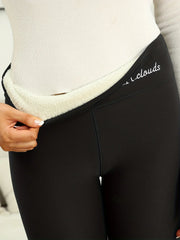 Flat bottomed lining warm pants,
