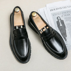 Handmade Soft Leather  Loafers Shoes Shoes Breathable