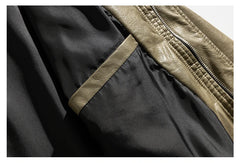 American Retro PU Leather Jacket