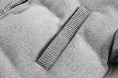 American Vintage Stand Collar Cotton-padded Coat