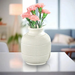Flower Vase Table Centerpiece Elegant Tabletop Ornament, Decorative Table Vase for Coffee Table TV Cabinet, Home Decoration