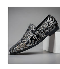 Vintage Men's Mocassins Loafers Shoes