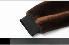 Retro Brown Thicken Warm Coat