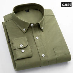 Classic fit fashion 100%Cotton long-sleeve shirt
