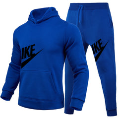 Casual Sports Tracksuits Fashion Hoodies +Pants Suit