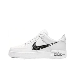 Nike Air Force 1 Low"Carabiner Swoosh"White Red Casual Retro Sneakers