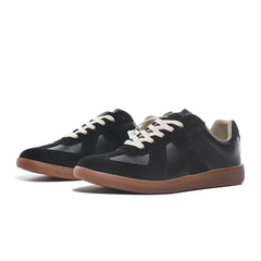 Sneakers unisexe en cuir véritable: chaussures décontractées pour hommes et femmes