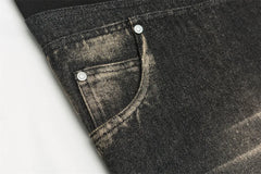 Patchwork Denim Jacket Mens