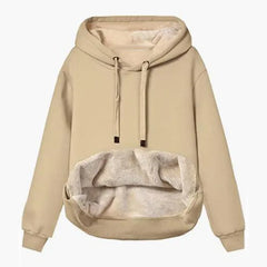 Hooded Plush Coat Fleece Hoodies Sweatshirt Long Sleeve Jacket