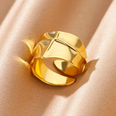 Gold Stainless Steel Rings