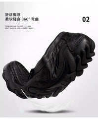 Moccasins Italian Black Genuine Leather Loafers Shoes