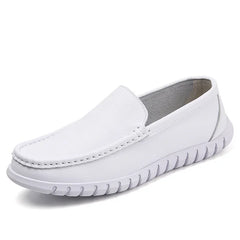 Soft Leather Comfortable Doctor Nurse Work Flats  Loafers  Shoes