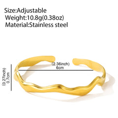 Stainless Steel Atmospheric Bracelets