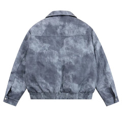 Vintage Pu Leather Jackets Cotton Lined Thermal