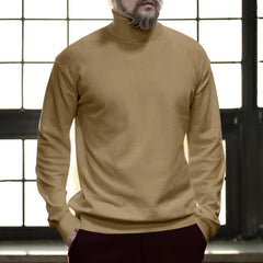 Cotton Half High Neck Base Sweater