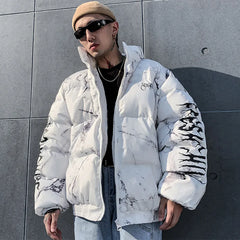 Padded Jacket Men Women Cartoon Bear Jackets