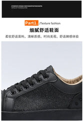 Leather Sneakers Shoes