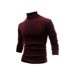Cotton Half High Neck Base Sweater