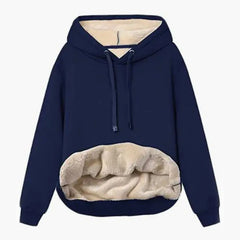 Hooded Plush Coat Fleece Hoodies Sweatshirt Long Sleeve Jacket