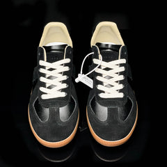 Sneakers unisexe en cuir véritable: chaussures décontractées pour hommes et femmes