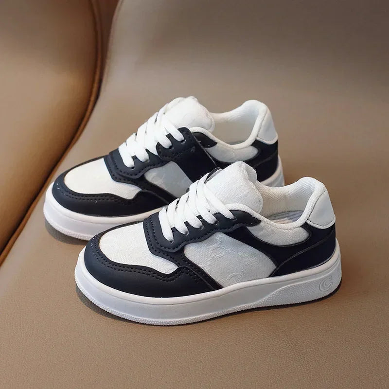 Sports Shoes Students Lace-up Light Sneakers for Girls Versatile Shoes