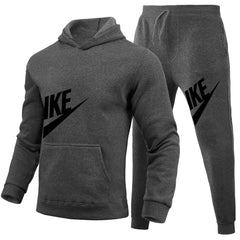 Casual Sports Tracksuits Fashion Hoodies +Pants Suit