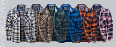 Plaid Flannel Shirts Long Sleeves Casual Cotton Shirt
