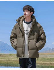 Padded Lightweight Plump Warm Waterproof Hooded down jacket