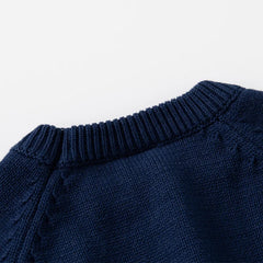 Sweater Long Sleeve Round Neck Knitted