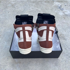 Brown Geobasket Cow Suede Zip Luxury Trend Owen Big Hook Flat Ankle Boot