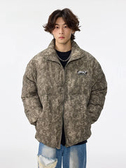 Thick Bomber Puffer Soft Jacket