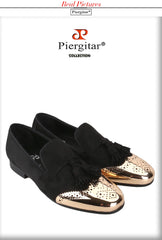 Mocassin en cuir noir