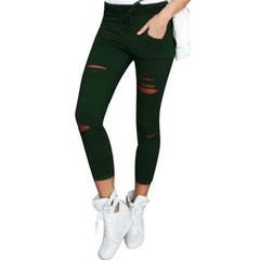 Pantalon crayon extensible