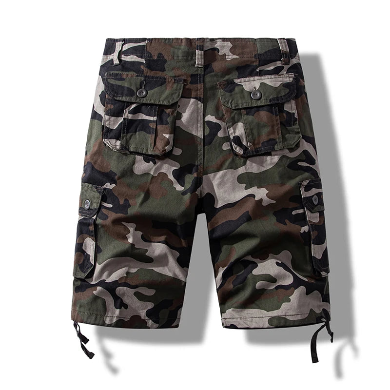 Cotton Cargo Shorts Tactical Breeches Casual Sports Short