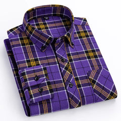 Flannel Plaid Long Sleeve Shirts