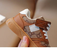 Sports Shoes Students Lace-up Light Sneakers for Girls Versatile Shoes