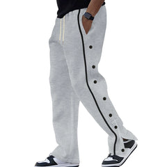 Coss-border leisure sports breasted loose straight drum draw rope large pant