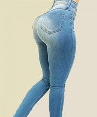 Jeans denim high waist jeans