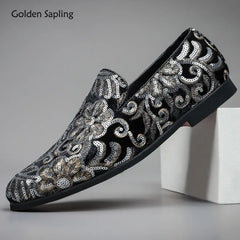 Vintage Men's Mocassins Loafers Shoes