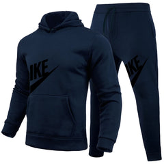 Casual Sports Tracksuits Fashion Hoodies +Pants Suit
