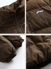 Thick Bomber Puffer Soft Jacket