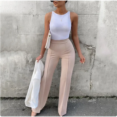 Women's Slim Bell-Bottoms Trousers